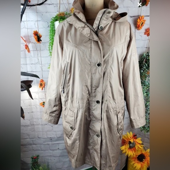 FUCHS SCHMITT Germany Hooded Trench Coat Jacket - Picture 9 of 11